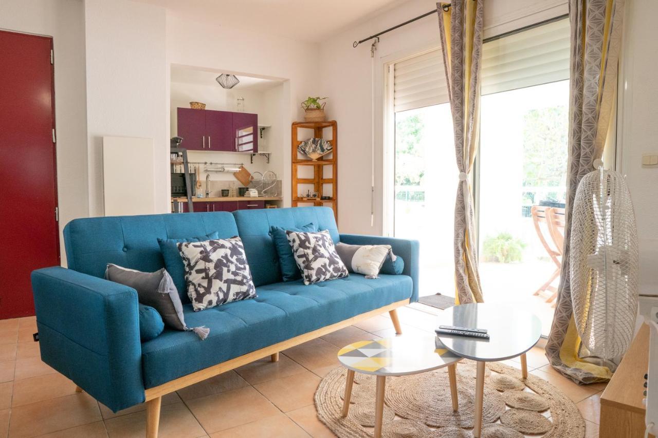 L'Ile Au Paon - Appartement T2 Avec Piscine Et Parking 레자빔 외부 사진