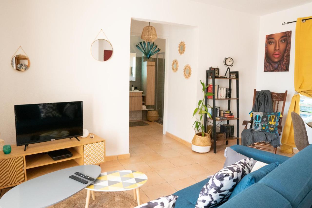 L'Ile Au Paon - Appartement T2 Avec Piscine Et Parking 레자빔 외부 사진